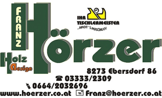 Hörzer Franz, Tischlerei