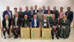 Ehrungsfeier der Gemeinde Ebersdorf für besondere Verdienste