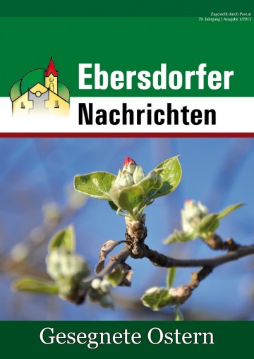 Gemeindezeitung 1/2013
