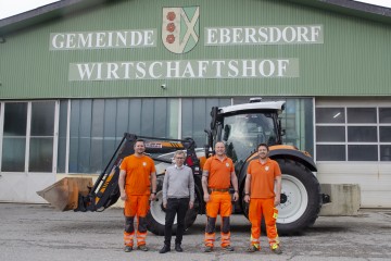 Neuer Traktor für den Wirtschaftshof Ebersdorf