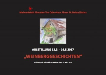 Malwerkstatt Ebersdorf stellt bis 14. Mai in St. Stefan ob Stainz aus