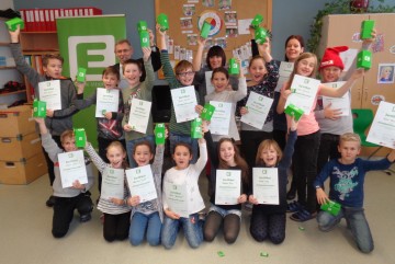 Kinder der VS Ebersdorf sind ausgebildete „Energieschlaumeier“!